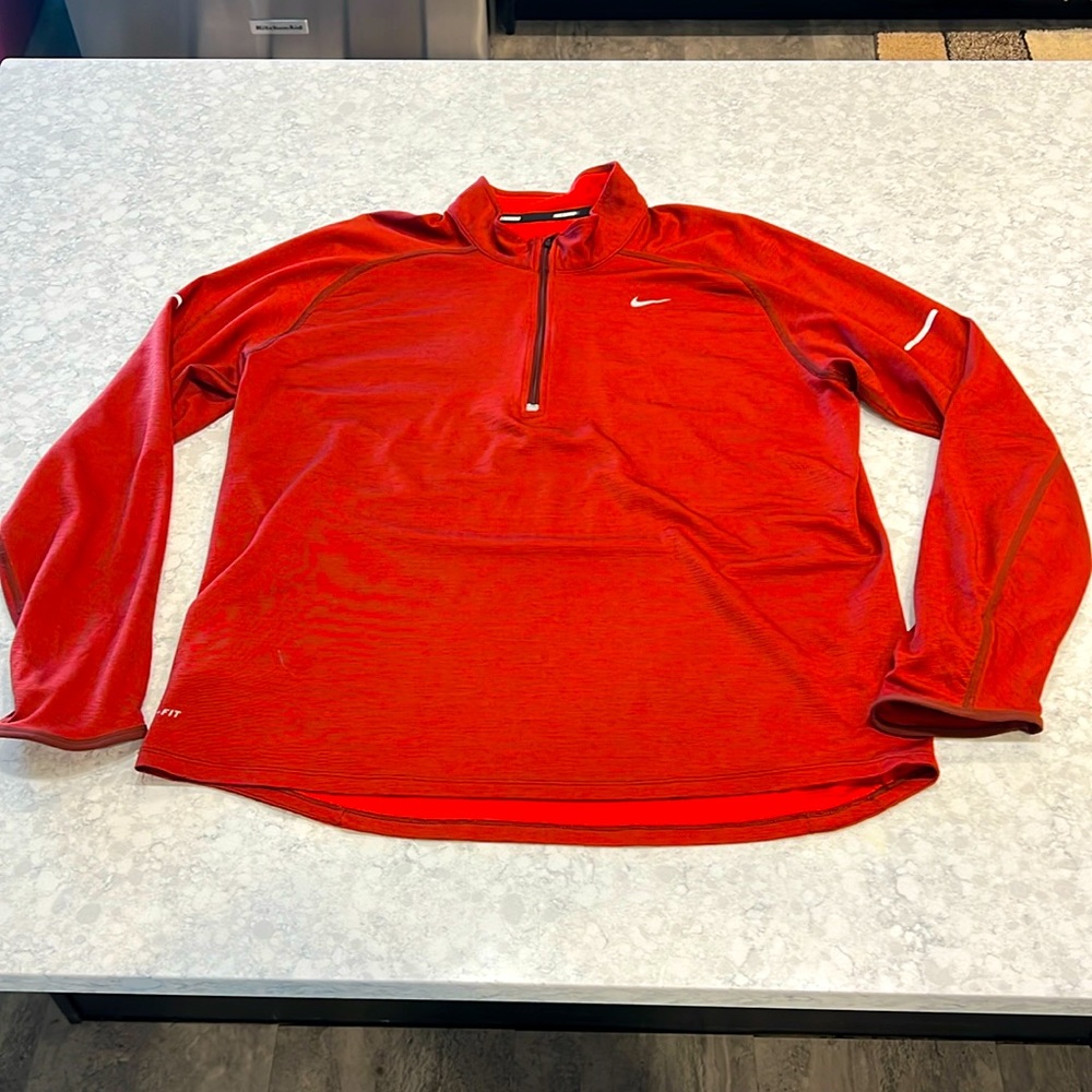 Nike Running Dri Fit Qtr Zip. XL